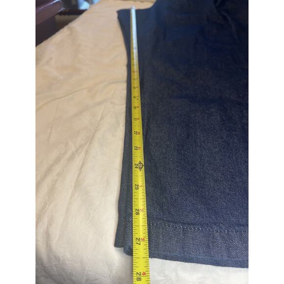 Woman Within Dark Blue Elastic Waist Denim Jeans Size 28W Petite - Picture 11 of 11